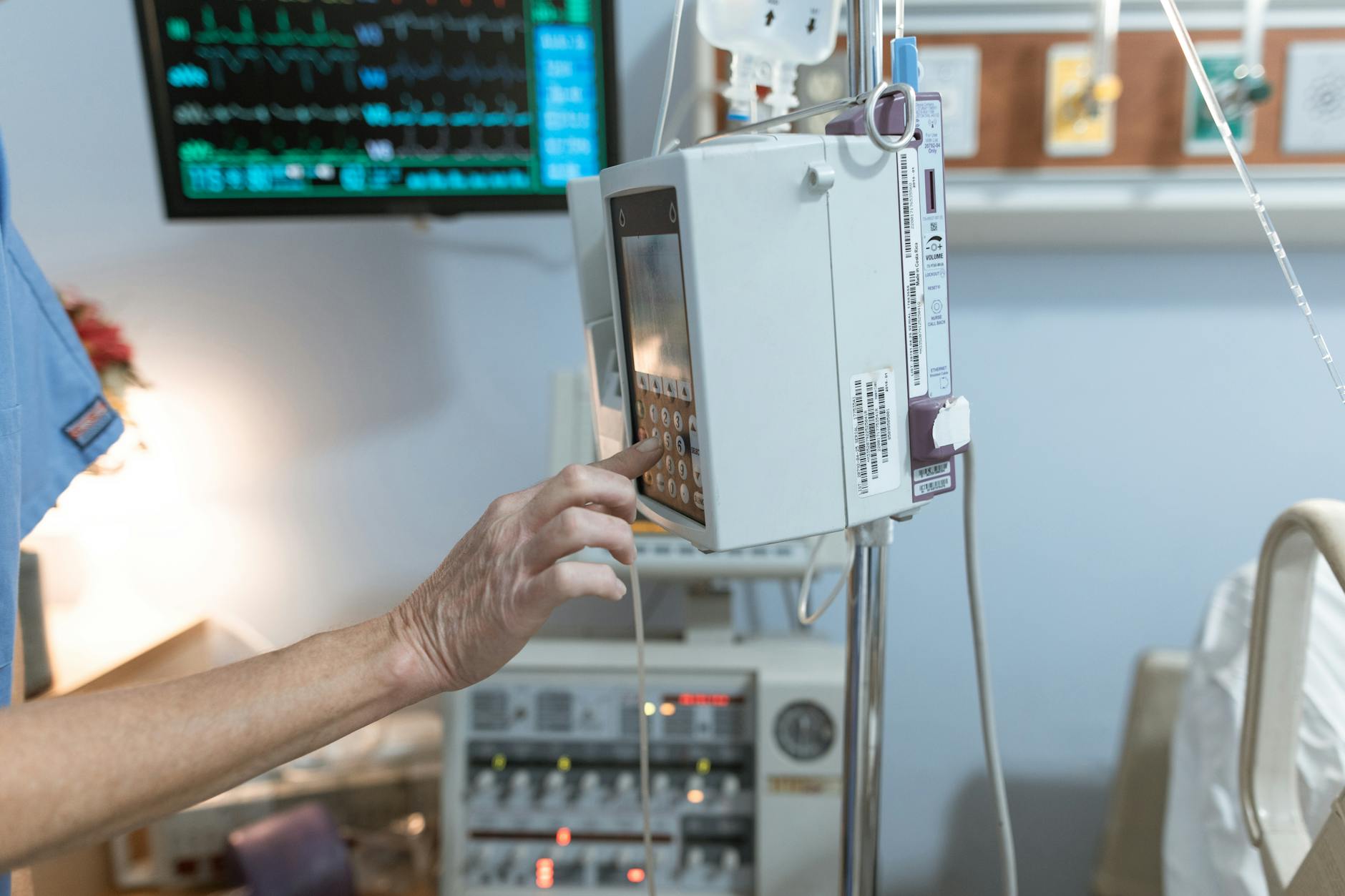 Close-up Photo of an Infusion Pump