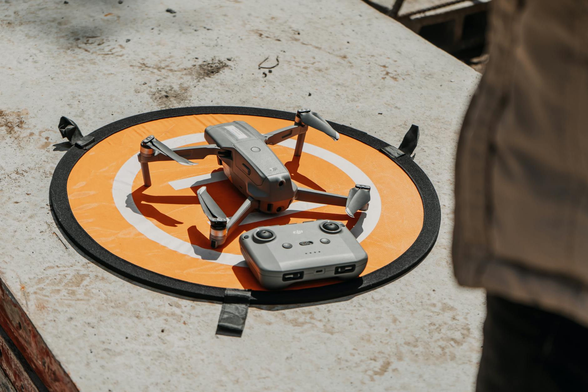 Close-Up Shot of Drone Camera