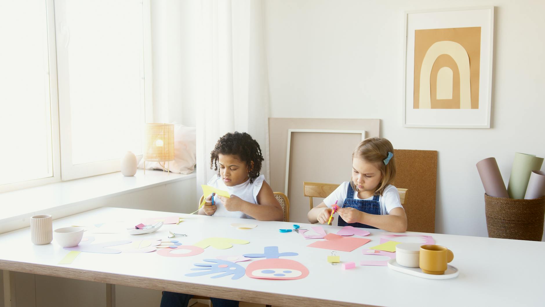 Kids Doing Art Projects