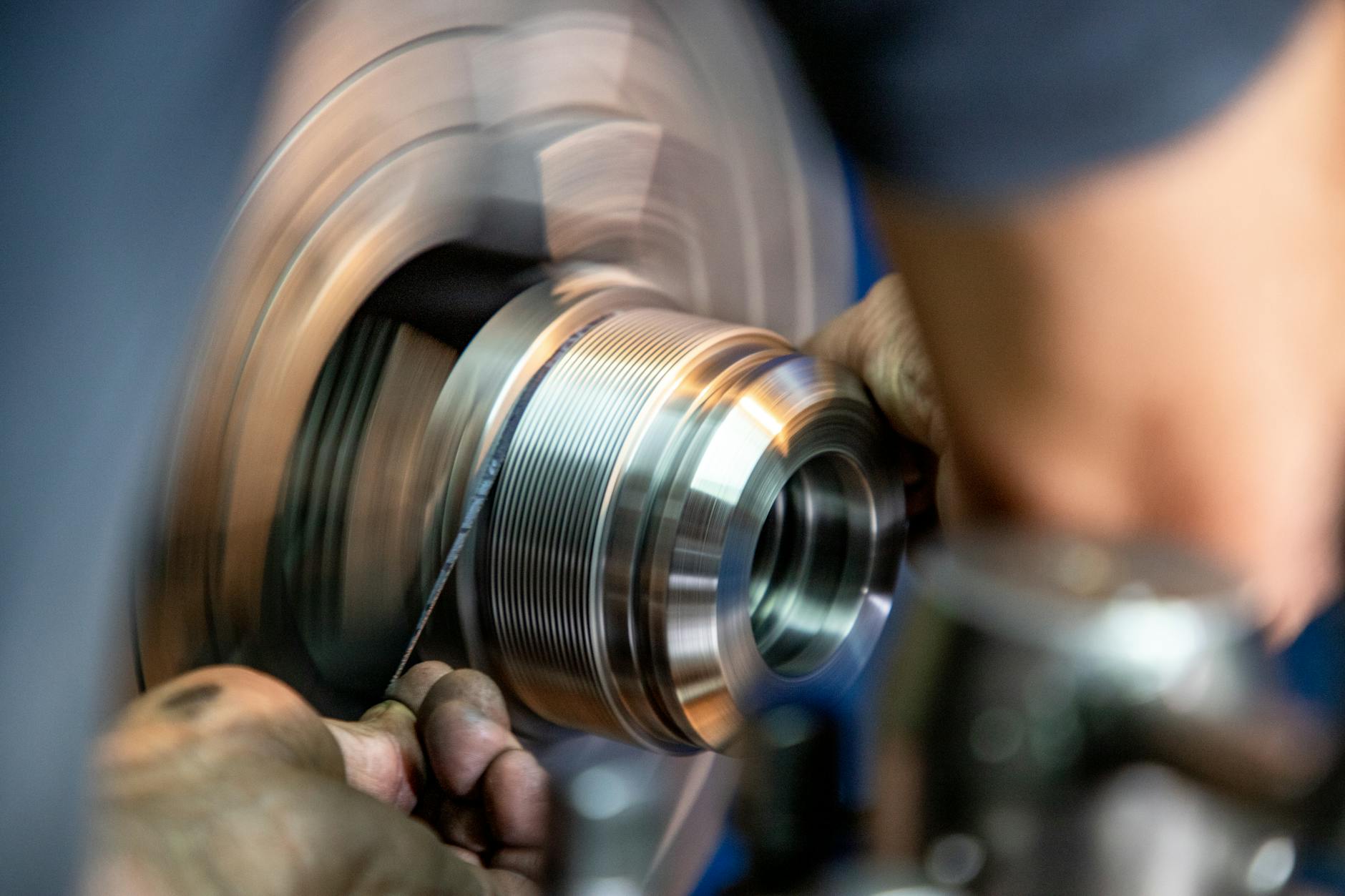 Grinding of Material on a Grinder