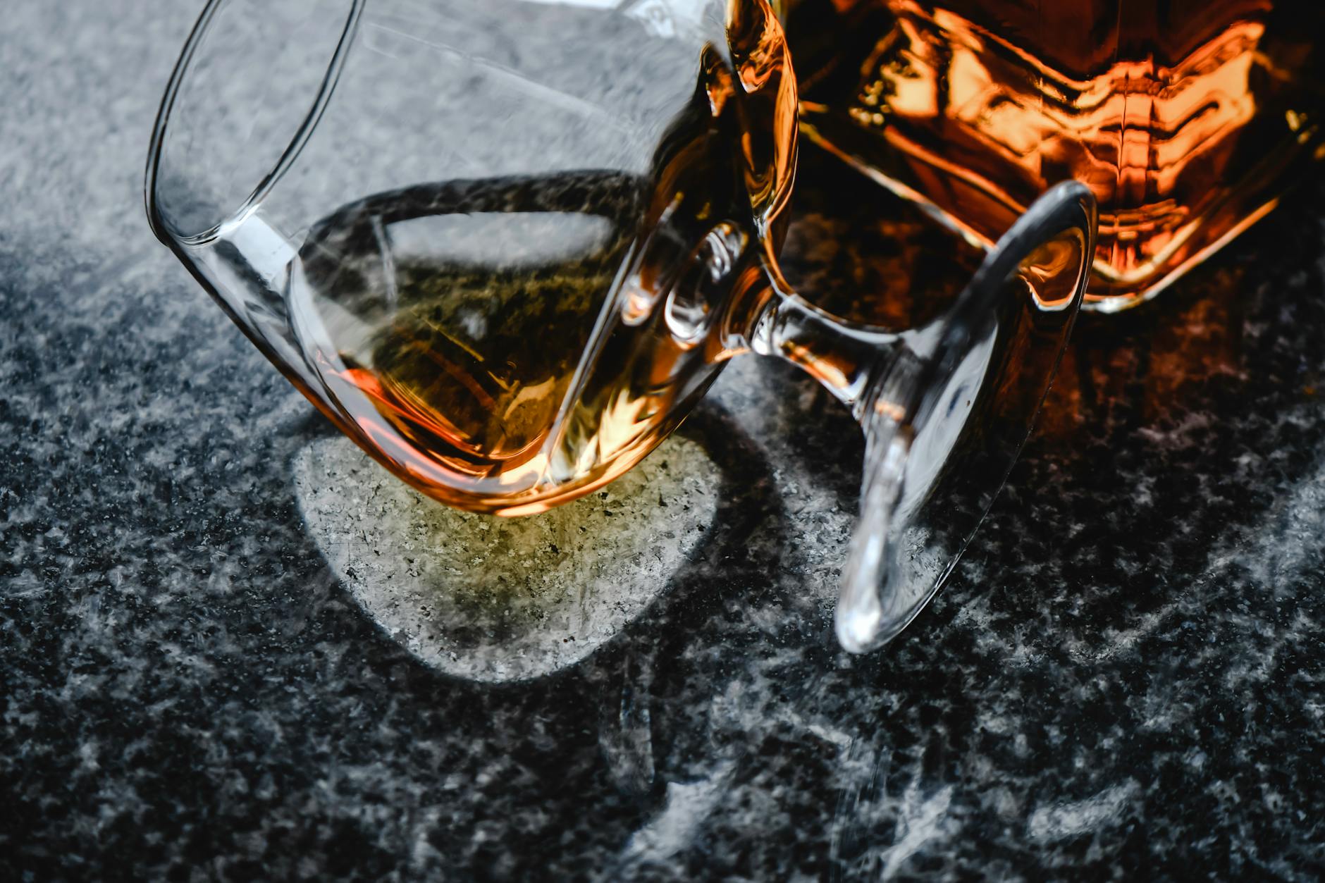 Close-Up Shot of a Bottle of Alcoholic Beverage