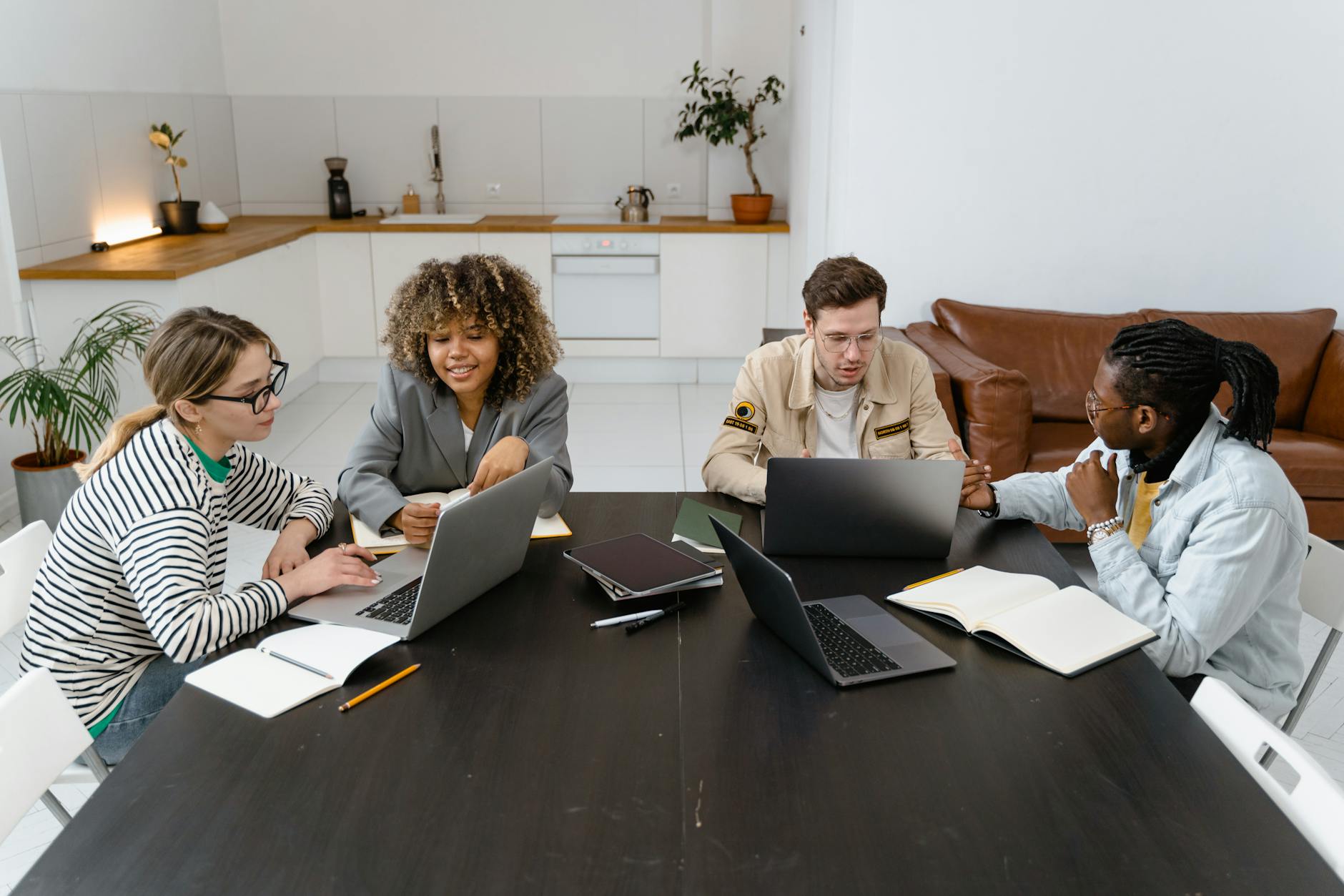 Group of People Working Together