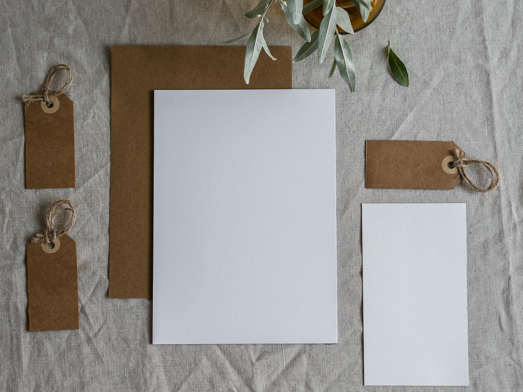 Close-up Photo of Blank Papers