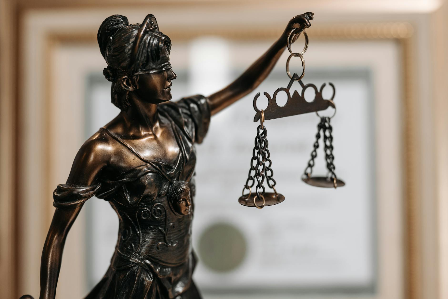 Themis Figurine at Lawyer's Office