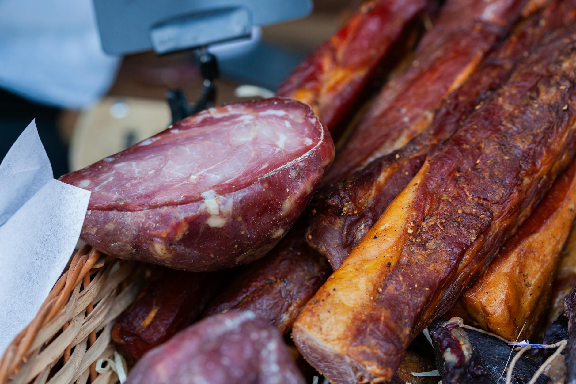 Smoked Ham in Close-Up Photography