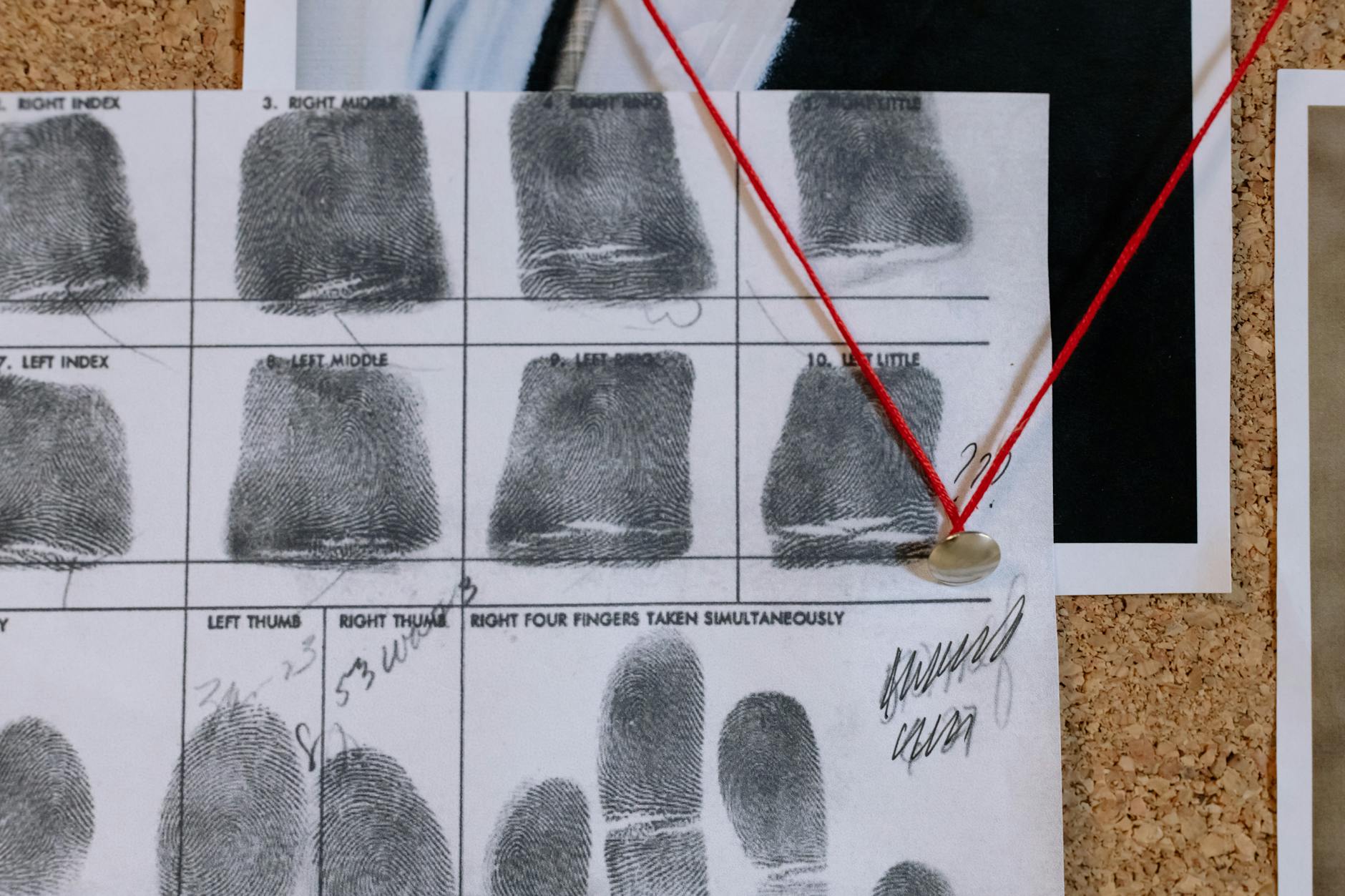 Close-up Photo of Fingerprints on Paper