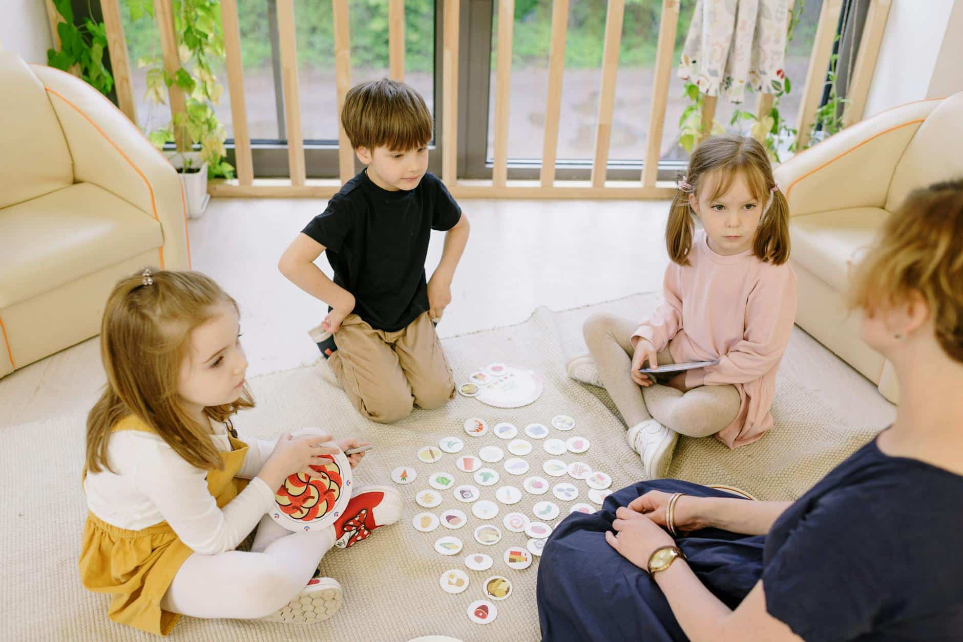 Kids Listening to Their Teacher