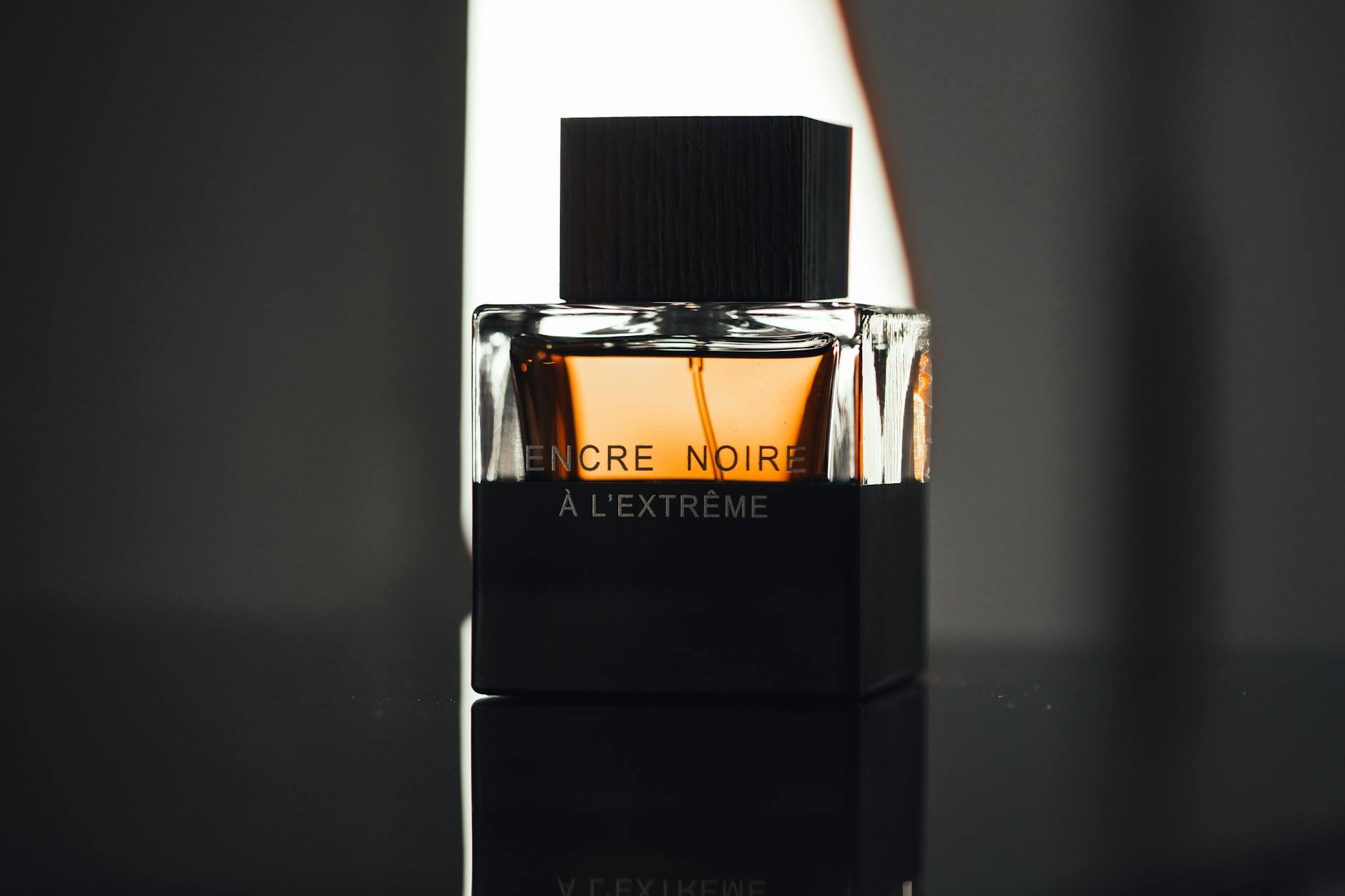 Close-up Photo of Black Perfume Bottle