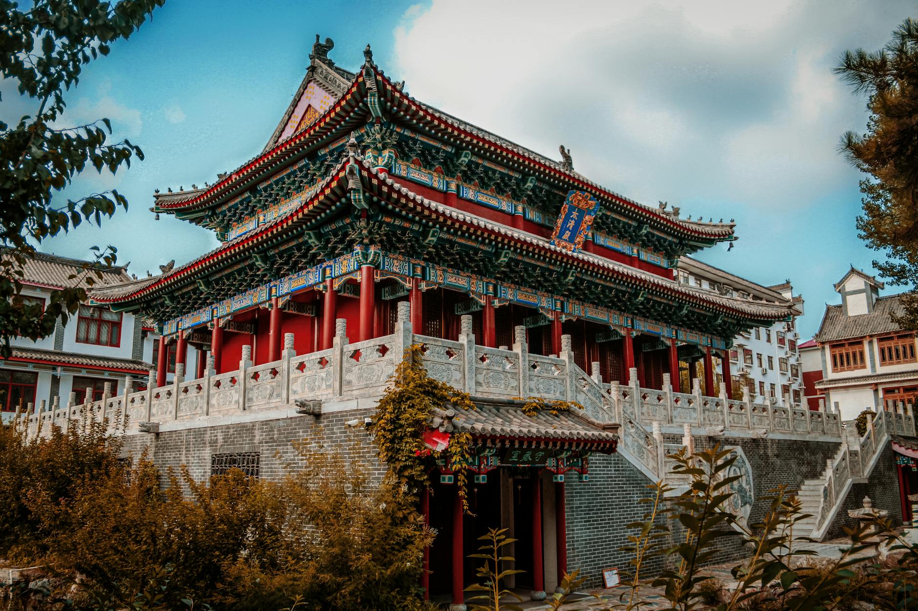 Traditional Buddhist Temple in China